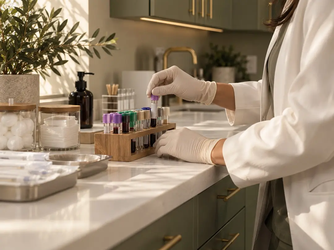 Lab collection station